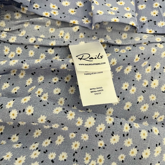 NWT Rails Kiki Dress in Sky Blue Daisies - Picture 4 of 4